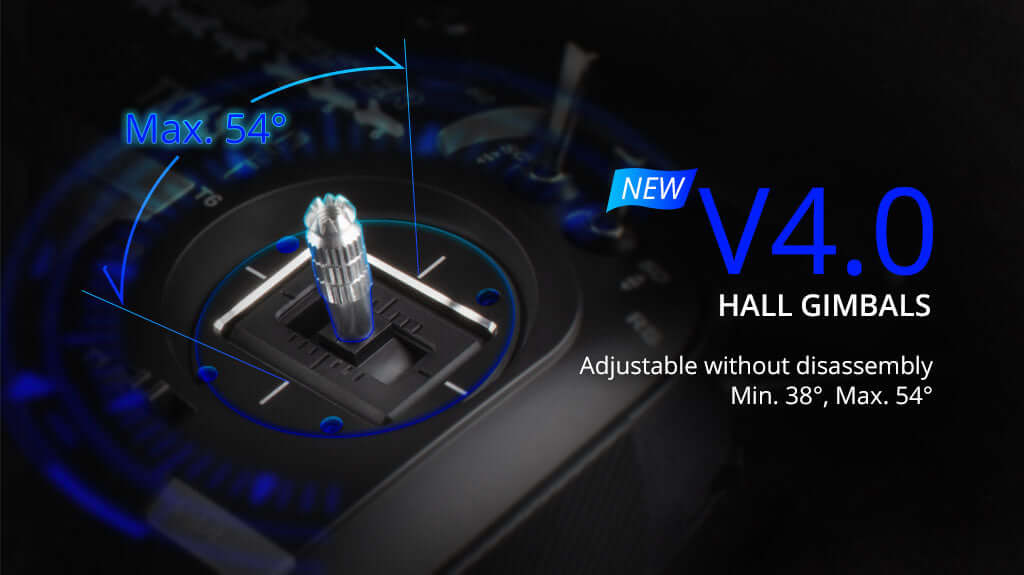 V4.0 gimbals for the RadioMaster TX16S Mark II