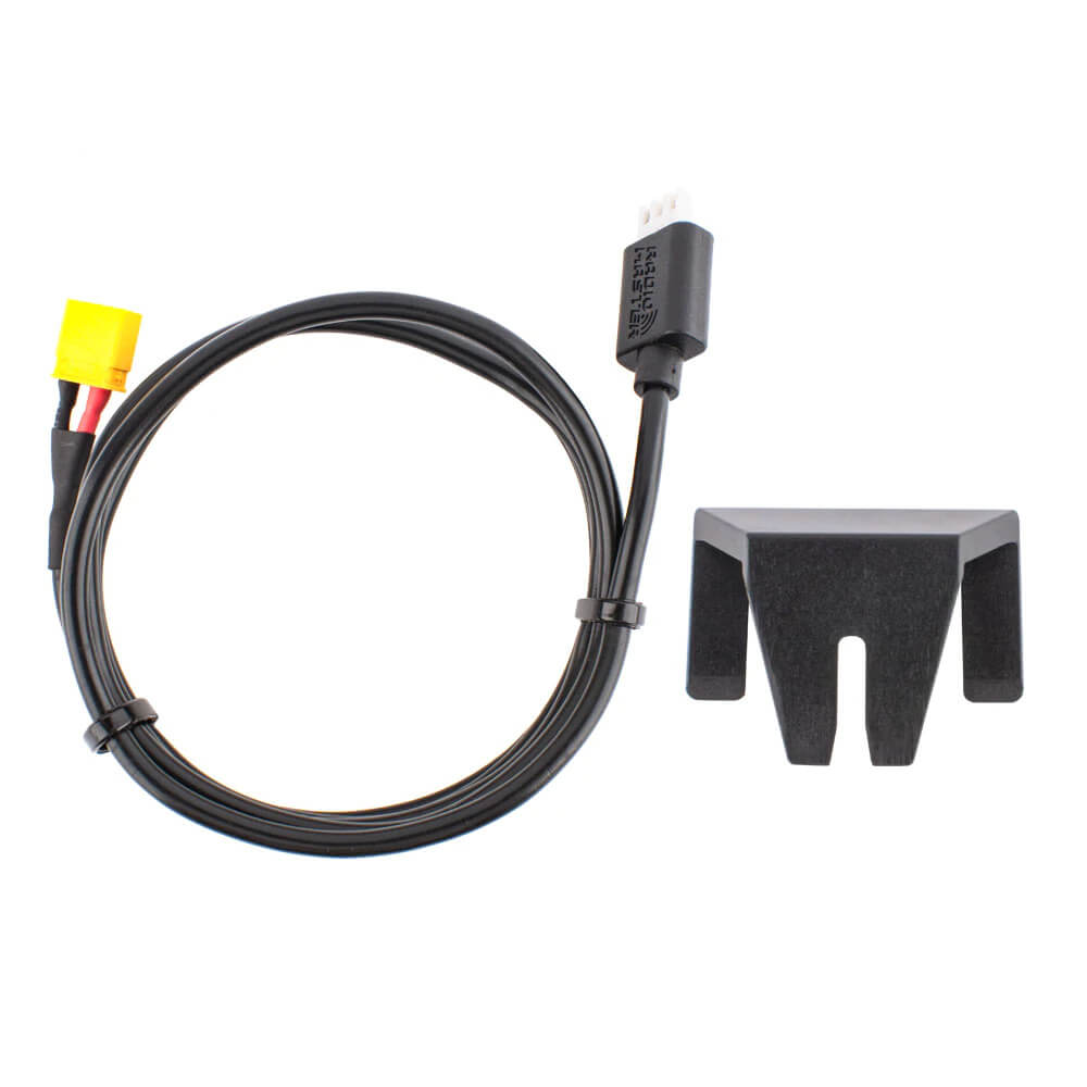 A cable that makes it possible to add a battery with xt30 connector to the RadioMaster Zorro rc controller