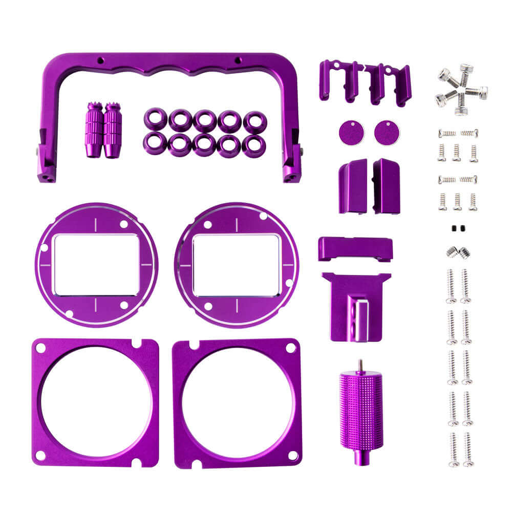TX16S MKII CNC Upgrade Parts in Purple color