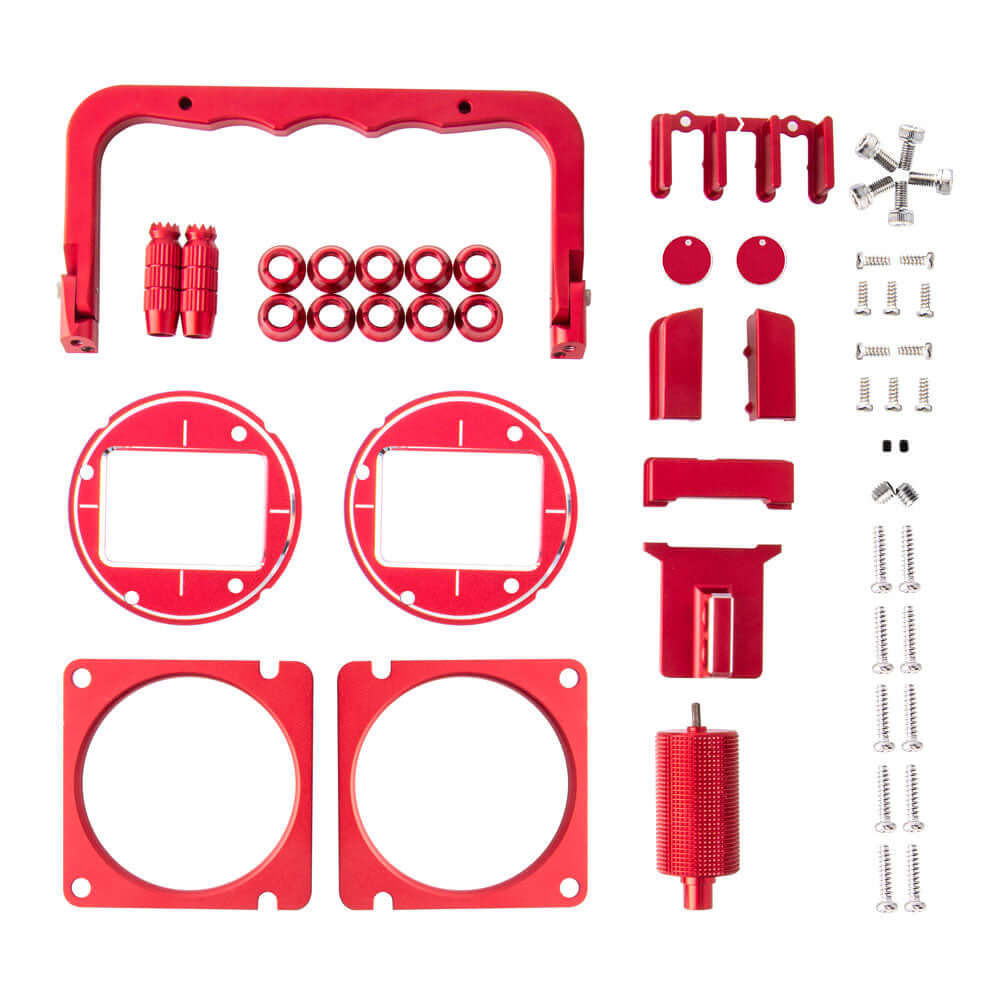 TX16S MKII CNC Upgrade Parts in Red